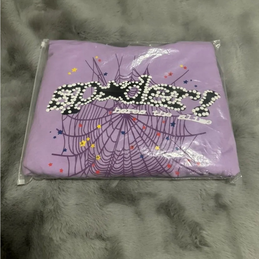 Purple Spider Graphic hoodie